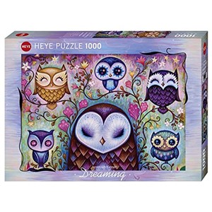 Heye (29768) - Jeremiah Ketner: "Süße Eulen" - 1000 Teile Puzzle