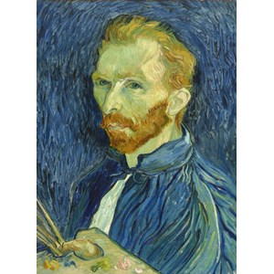 Grafika (01917) - Vincent van Gogh: "Self-Portrait, 1889" - 300 Teile Puzzle