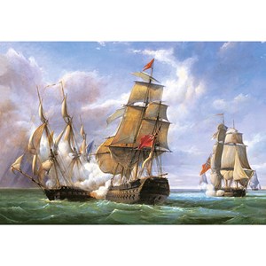 Castorland (C-300037) - "Seeschlacht von Trafalgar" - 3000 Teile Puzzle