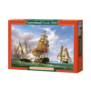 Castorland (C-300037) - "Seeschlacht von Trafalgar" - 3000 Teile Puzzle