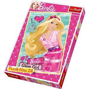 Trefl (14183) - "Barbie Glam" - 24 Teile Puzzle