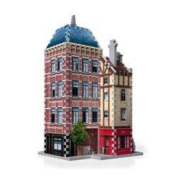 Wrebbit (Wrebbit-Set-Urbania) - "Urbania Collection, Café, Cinema, Hotel" - 880 Teile Puzzle