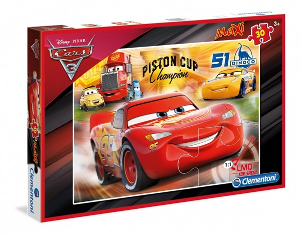 Clementoni (07438) - "Cars" - 30 Teile Puzzle