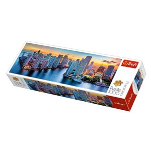 Trefl (29027) - "Miami bei Nacht" - 1000 Teile Puzzle