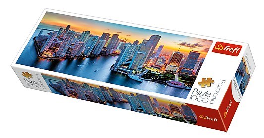 Trefl (29027) - "Miami bei Nacht" - 1000 Teile Puzzle