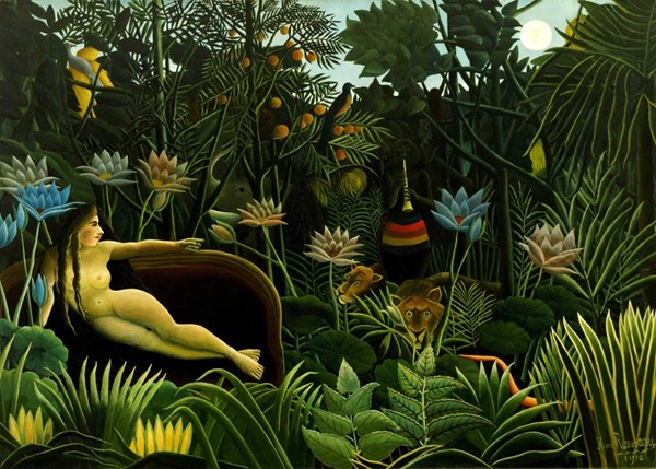 Grafika Kids (00305) - Henri Rousseau: "The Dream, 1910" - 24 Teile Puzzle