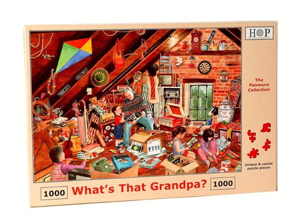 The House of Puzzles (4302) - "What's That Grandpa" - 1000 Teile Puzzle