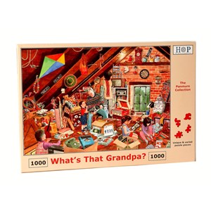 The House of Puzzles (4302) - "What's That Grandpa" - 1000 Teile Puzzle