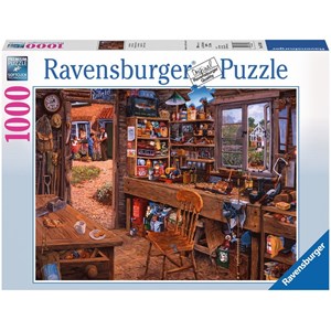 Ravensburger (19790) - "Opas Schuppen" - 1000 Teile Puzzle
