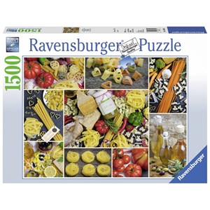 Ravensburger (16330) - "Zeit für Pasta!" - 1500 Teile Puzzle