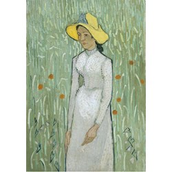 Grafika Kids (00996) - Vincent van Gogh: "Girl in White, 1890" - 100 Teile Puzzle
