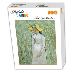 Grafika Kids (00996) - Vincent van Gogh: "Girl in White, 1890" - 100 Teile Puzzle