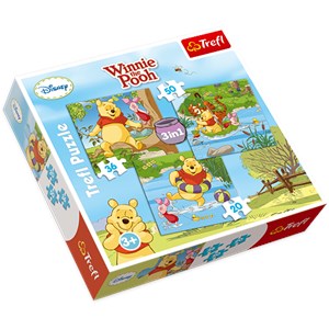 Trefl (34106) - "Winnie the Pooh" - 20 36 50 Teile Puzzle
