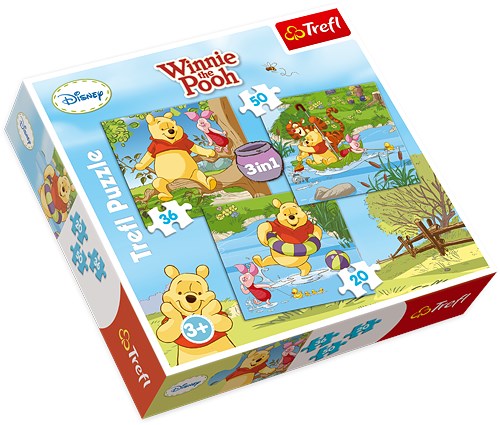 Trefl (34106) - "Winnie the Pooh" - 20 36 50 Teile Puzzle