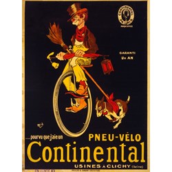 Grafika (00613) - "Poster for Continental tires, 1900" - 2000 Teile Puzzle