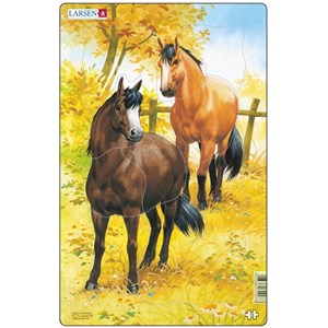 Larsen (H15-2) - "Horses" - 10 Teile Puzzle