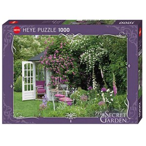 Heye (29690) - "Idyllischer Pavillion" - 1000 Teile Puzzle