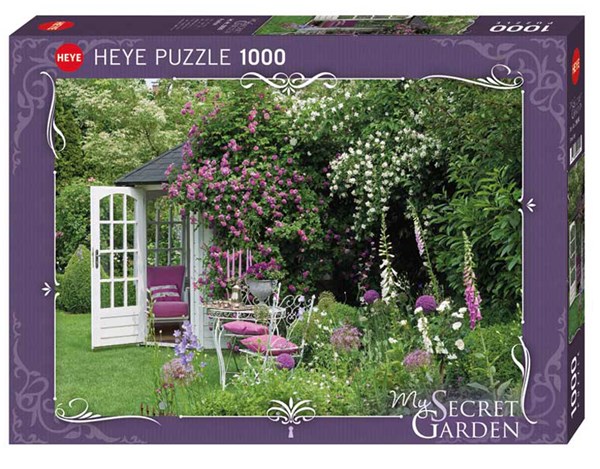 Heye (29690) - "Idyllischer Pavillion" - 1000 Teile Puzzle