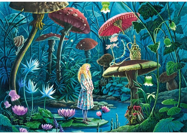 Puzzle Michele Wilson (W443-100) - Florence Magnin: "Alice im Wunderland" - 100 Teile Puzzle