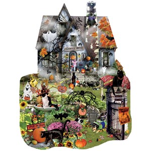 SunsOut (95615) - Lori Schory: "Spooky House" - 1000 Teile Puzzle