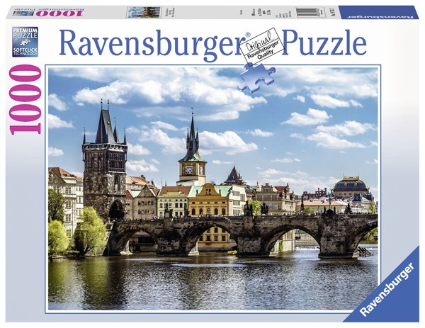Ravensburger (19742) - "Blick auf die Karlsbrücke" - 1000 Teile Puzzle