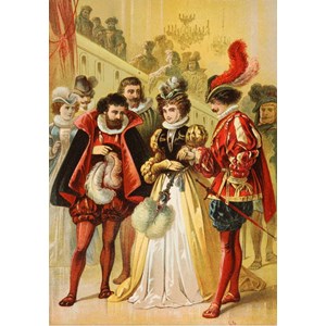 Grafika (00735) - Carl Offterdinger: "Aschenbrödel" - 1000 Teile Puzzle