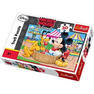 Trefl (18125) - "Mickey and his Friends, Funfair" - 30 Teile Puzzle