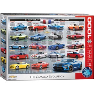 Eurographics (6000-0733) - "Chevrolet The Camaro Evolution" - 1000 Teile Puzzle
