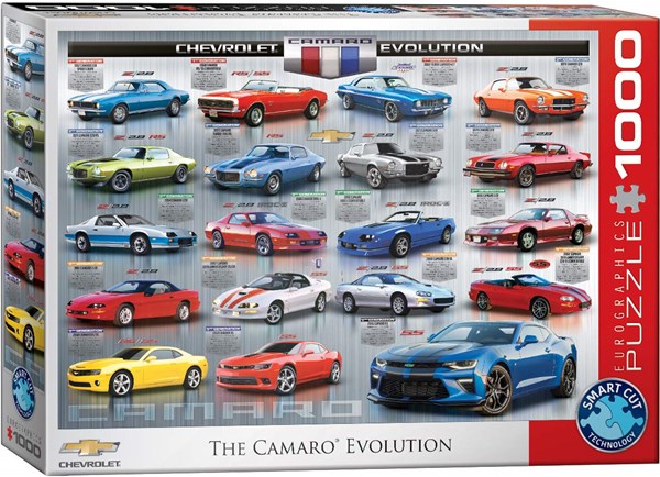 Eurographics (6000-0733) - "Chevrolet The Camaro Evolution" - 1000 Teile Puzzle
