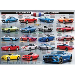 Eurographics (6000-0733) - "Chevrolet The Camaro Evolution" - 1000 Teile Puzzle