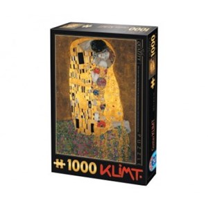 D-Toys (66923-KL01) - Gustav Klimt: "Der Kuss" - 1000 Teile Puzzle