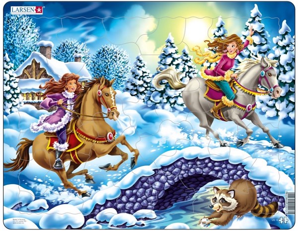 Larsen (US13) - "Riders" - 40 Teile Puzzle