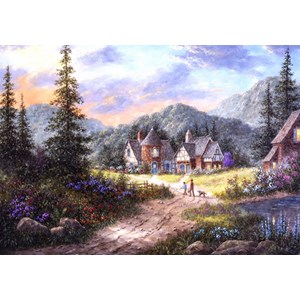 Grafika (02487) - Dennis Lewan: "Hills Of Bavaria" - 1000 Teile Puzzle