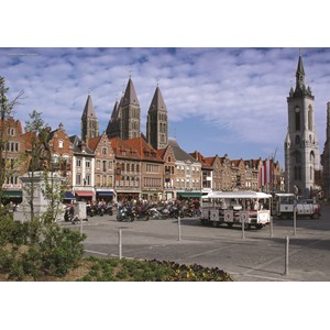 PuzzelMan (412) - "Belgien, Tournai" - 1000 Teile Puzzle