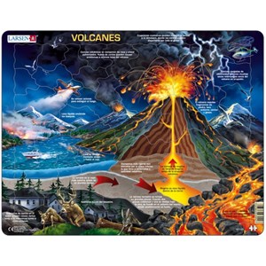 Larsen (NB2-ES) - "Volcanes - ES" - 70 Teile Puzzle