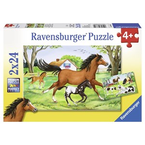 Ravensburger (08882) - "Welt der Pferde" - 24 Teile Puzzle