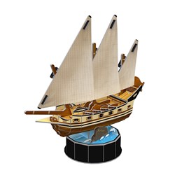 Cubic Fun (T4034h) - "Xebec" - 53 Teile Puzzle