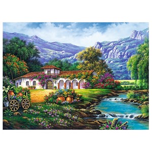 Trefl (33051) - "Die Hazienda am Bach" - 3000 Teile Puzzle