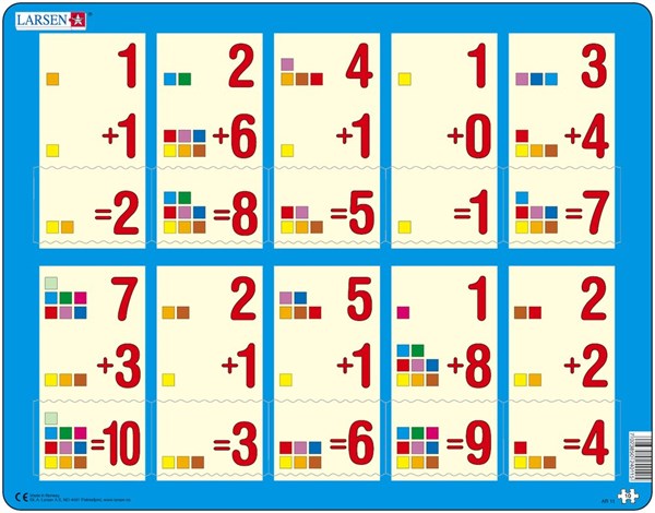 Larsen (AR11) - "Math" - 10 Teile Puzzle