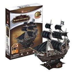 Cubic Fun (T4005H) - "Queen Anne's Revenge" - 155 Teile Puzzle
