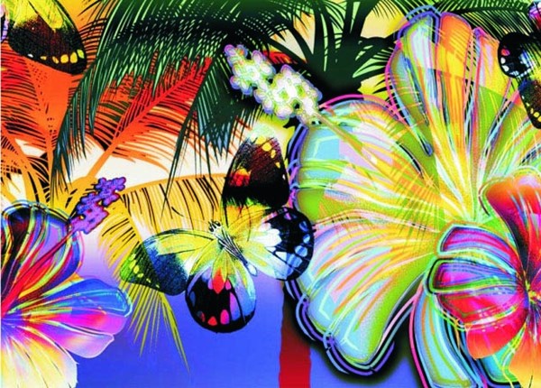 Gold Puzzle (60041) - "Schmetterlinge" - 1000 Teile Puzzle