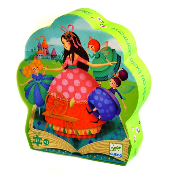 Djeco (07203) - "Dornröschen" - 36 Teile Puzzle
