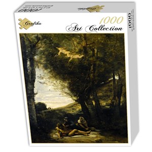 Grafika (01943) - Jean-Baptiste-Camille Corot: "Saint Sebastian Succored by the Holy Women, 1874" - 1000 Teile Puzzle