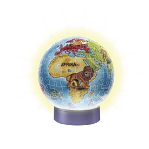 Ravensburger (12184) - "Globe Mappemonde" - 72 Teile Puzzle