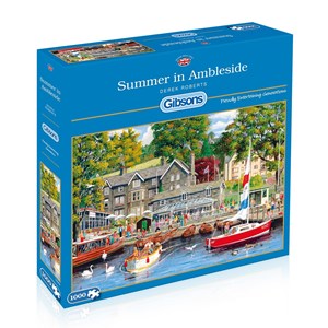 Gibsons (G6208) - Derek Roberts: "Summer in Ambleside" - 1000 Teile Puzzle