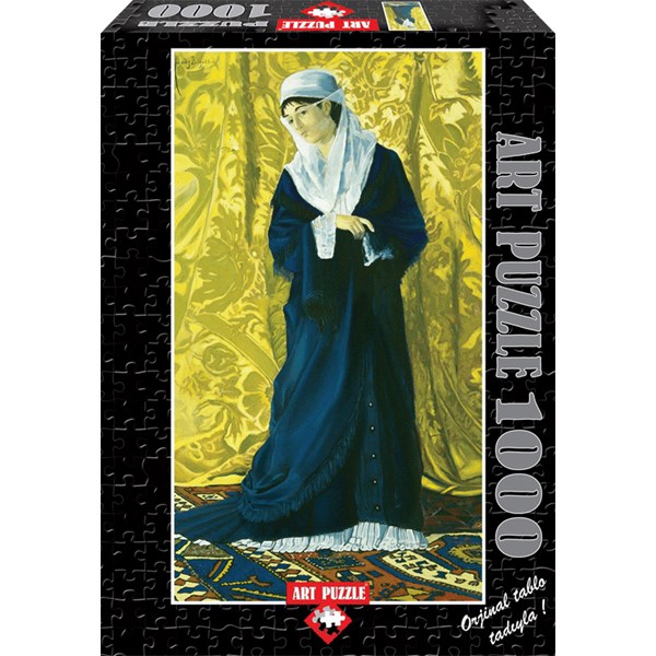 Art Puzzle (81043) - Osman Hamdi Bey: "Old Istanbul Lady" - 1000 Teile Puzzle
