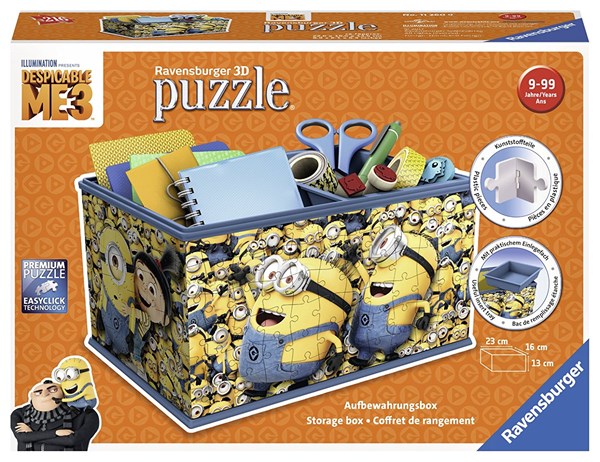 Ravensburger (11260) - "Aufbewahrungsbox: Minions" - 216 Teile Puzzle