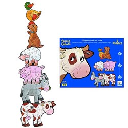 Djeco (07111) - "Daisy and her Friends" - 9 12 15 Teile Puzzle
