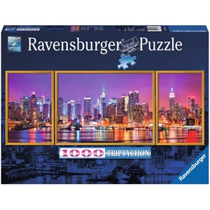 Ravensburger (19792) - "New York Triptychon" - 1000 Teile Puzzle