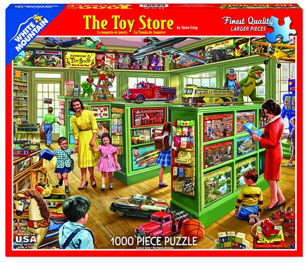 White Mountain (1152PZ) - Steve Crisp: "The Toy Store" - 1000 Teile Puzzle